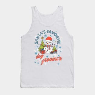 Santa's Favorite Dog Groomer Tank Top